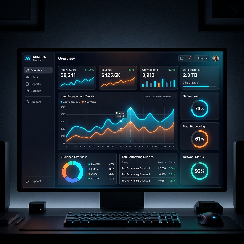 Aurora Analytics Dashboard